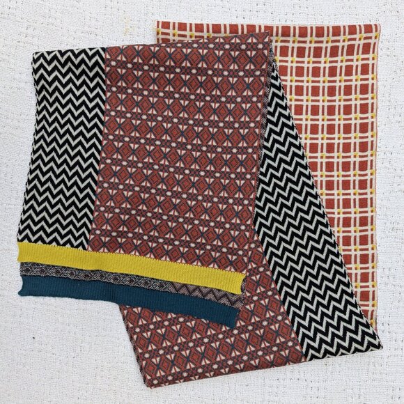 ANTONIO MARRAS Men's Scarf 100% Virgin Wool Knit Made in Italy - Picture 3 of 6